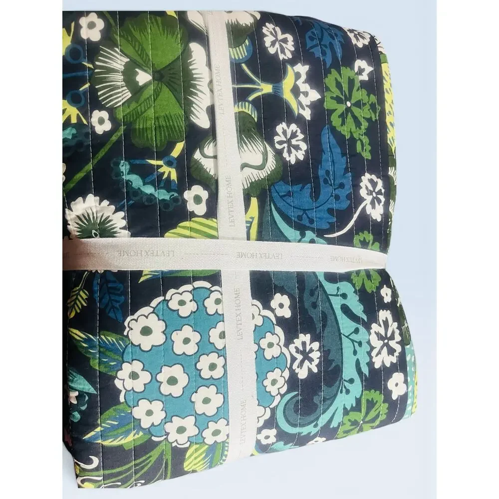 Levtex Home Timeless Collection Jules Blue King Quilt Set with 2 King Shams NWT